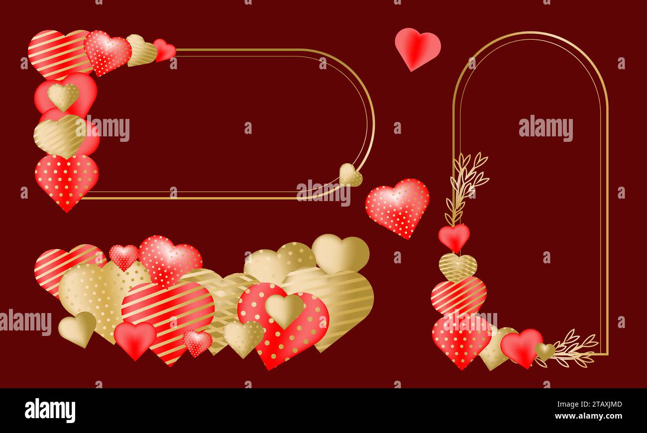 Forma vettoriale islamica di una finestra o di un arco della porta. Icona della silhouette Ramadan kareem. Love Princess Mirror. Arco zen di San Valentino Illustrazione Vettoriale