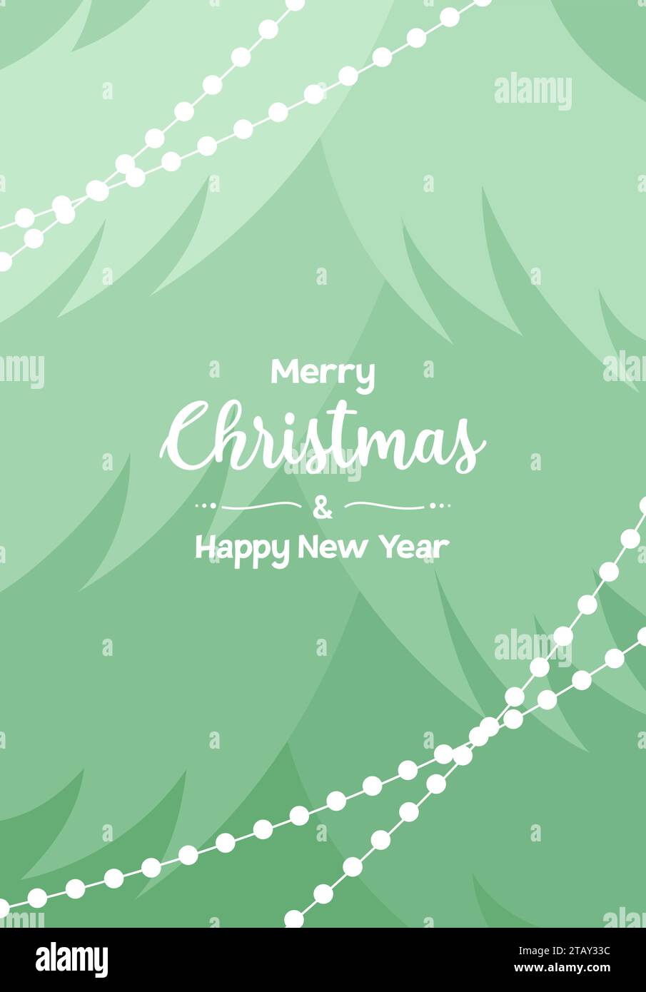 Testo sullo sfondo di un albero di Natale verde rami con ghirlande. Biglietto d'auguri di Natale. Illustrazione del vettore piatto Illustrazione Vettoriale Testo sullo sfondo di un albero di Natale verde rami con ghirlande. Biglietto d'auguri di Natale. Illustrazione del vettore piatto Illustrazione Vettoriale