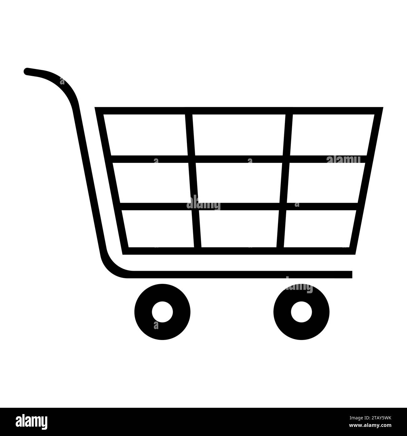 illustrazione vettoriale del carrello Illustrazione Vettoriale