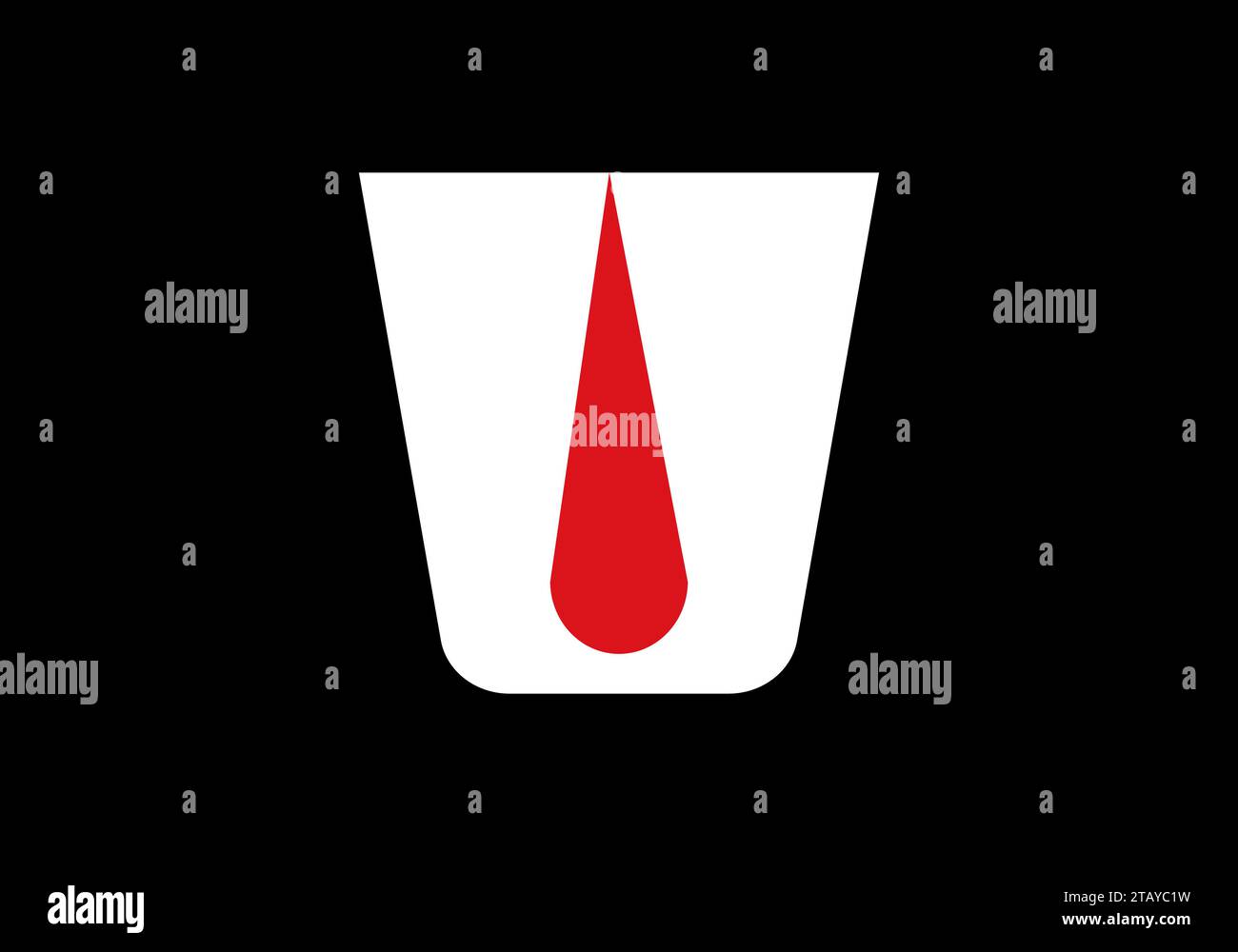 Illustrazione vettoriale di Naamam , simbolo sacro di Vaishnavite in India Illustrazione Vettoriale
