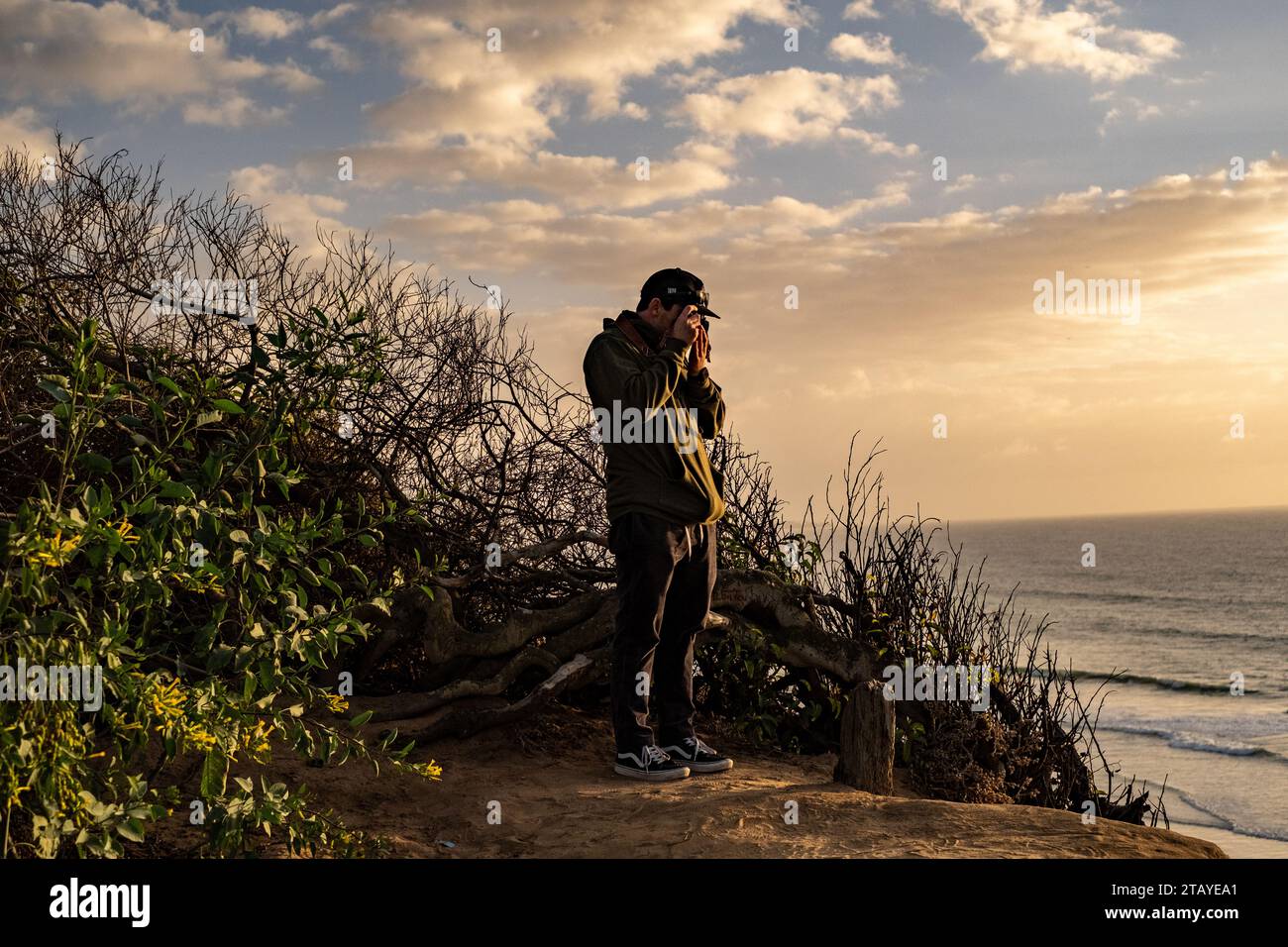 Del Mar Bluffs Foto Stock