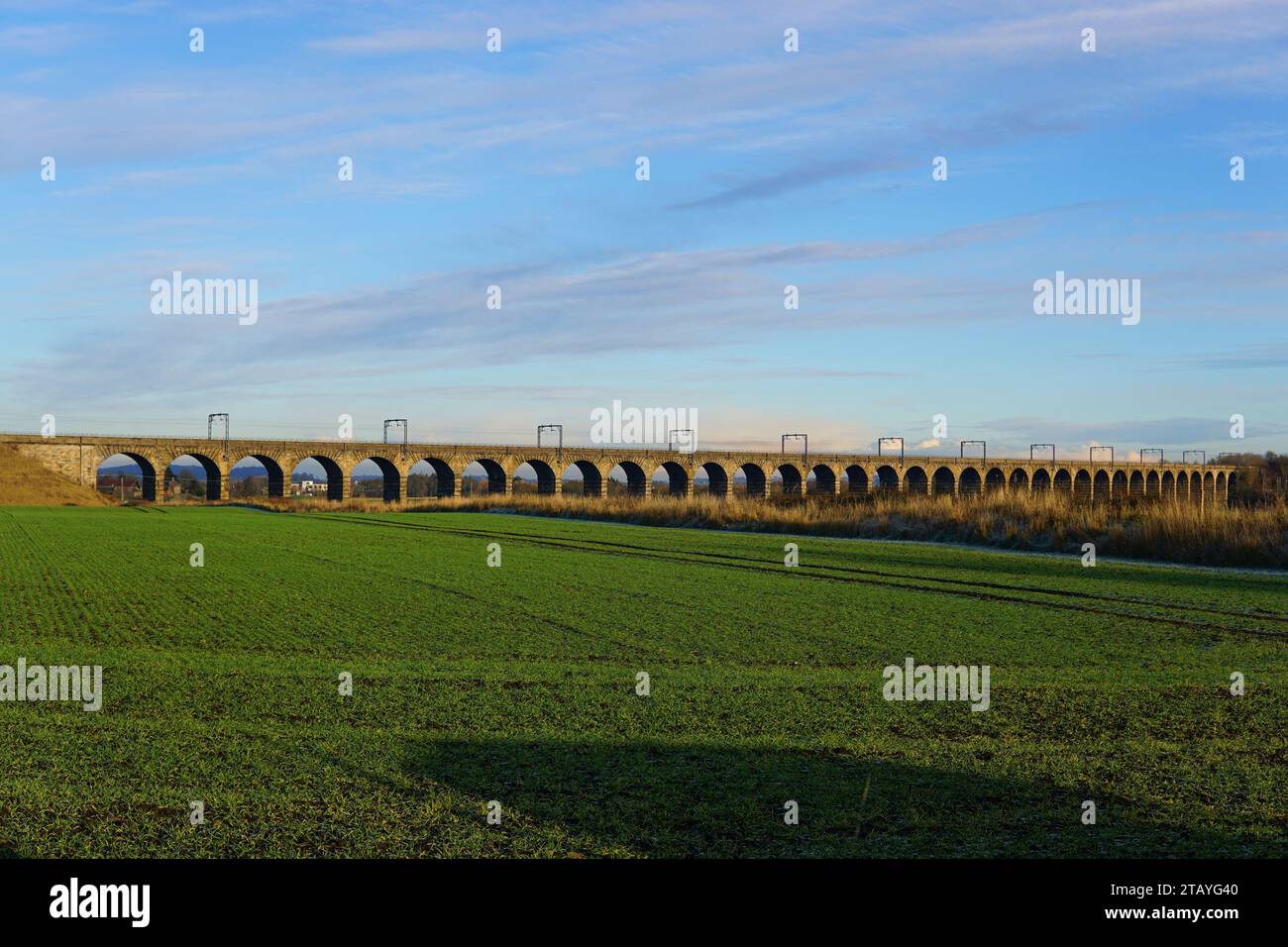 Almond Valley Viaduct West Lothian Foto Stock