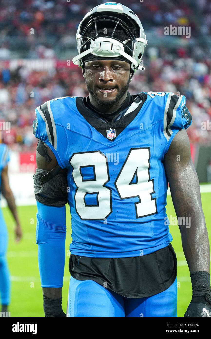 Tampa Bay, Florida, USA, 3 dicembre 2023, i Carolina Panthers affrontano i Tampa Bay Buccaneers al Raymond James Stadium. (Foto di: Marty Jean-Louis) Foto Stock