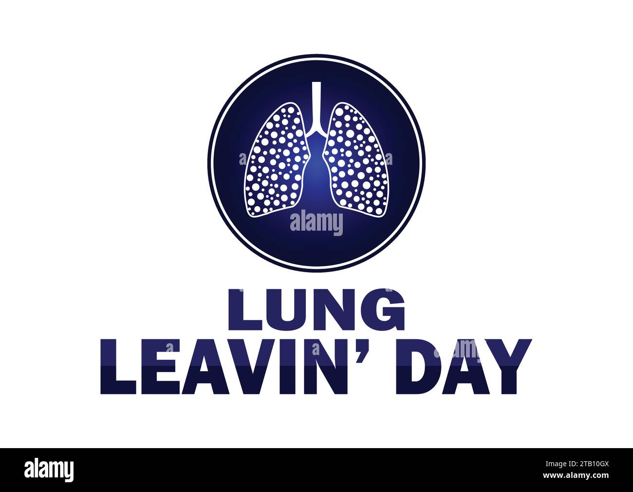 Illustrazione del vettore Lung Leavin Day. Concetto di vacanza. Modello per sfondo, banner, scheda, poster con iscrizione di testo. Illustrazione Vettoriale