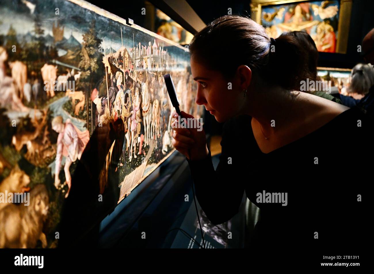 Londra, Regno Unito. Pesellino, Un maestro rinascimentale, rivelato. La prima mostra in assoluto del pittore rinascimentale Francesco Pesellino, alla Galleria Nazionale dal 7 dicembre 2023 al 10 marzo 2024. Foto Stock