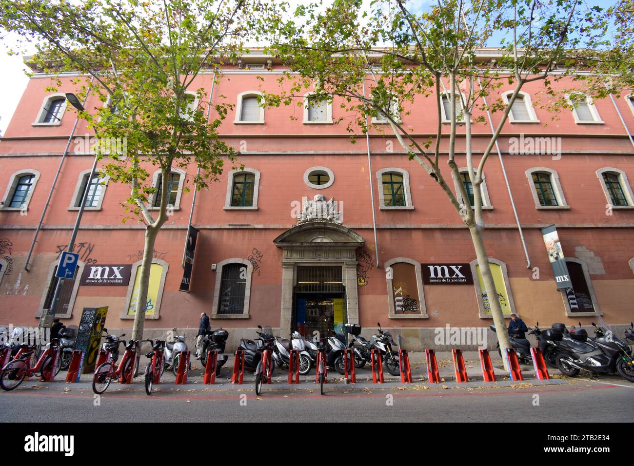 Il museo del cioccolato. Barcellona, in Catalogna, Spagna. Foto Stock