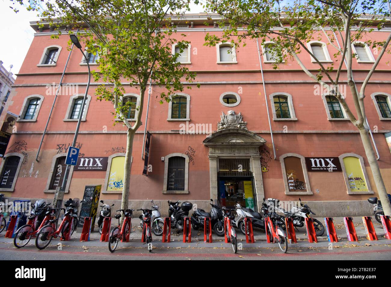 Il museo del cioccolato. Barcellona, in Catalogna, Spagna. Foto Stock