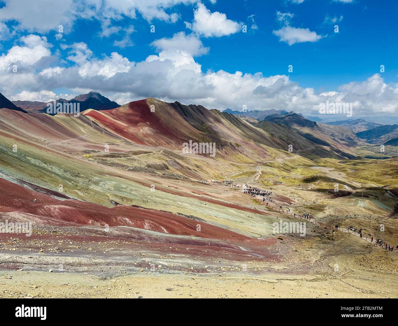 Rainbow Mountain Cusco. Una bellezza naturale unica Foto Stock