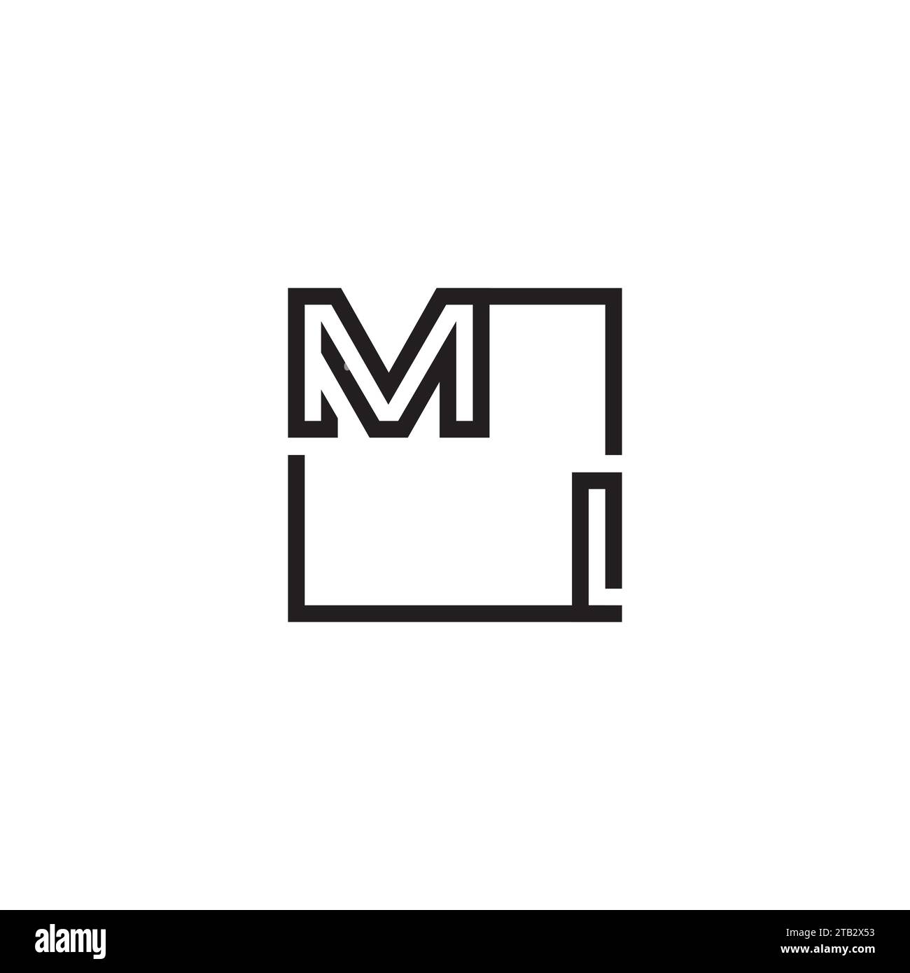 Lettere iniziali del logo MI con design professionale di alta qualità che si adatta bene a qualsiasi supporto di stampa Illustrazione Vettoriale