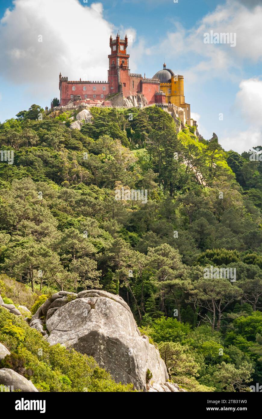 Palazzo pena, Sintra, Portogallo Foto Stock