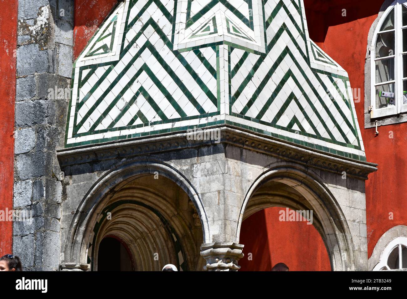 Palazzo pena, Sintra, Portogallo Foto Stock
