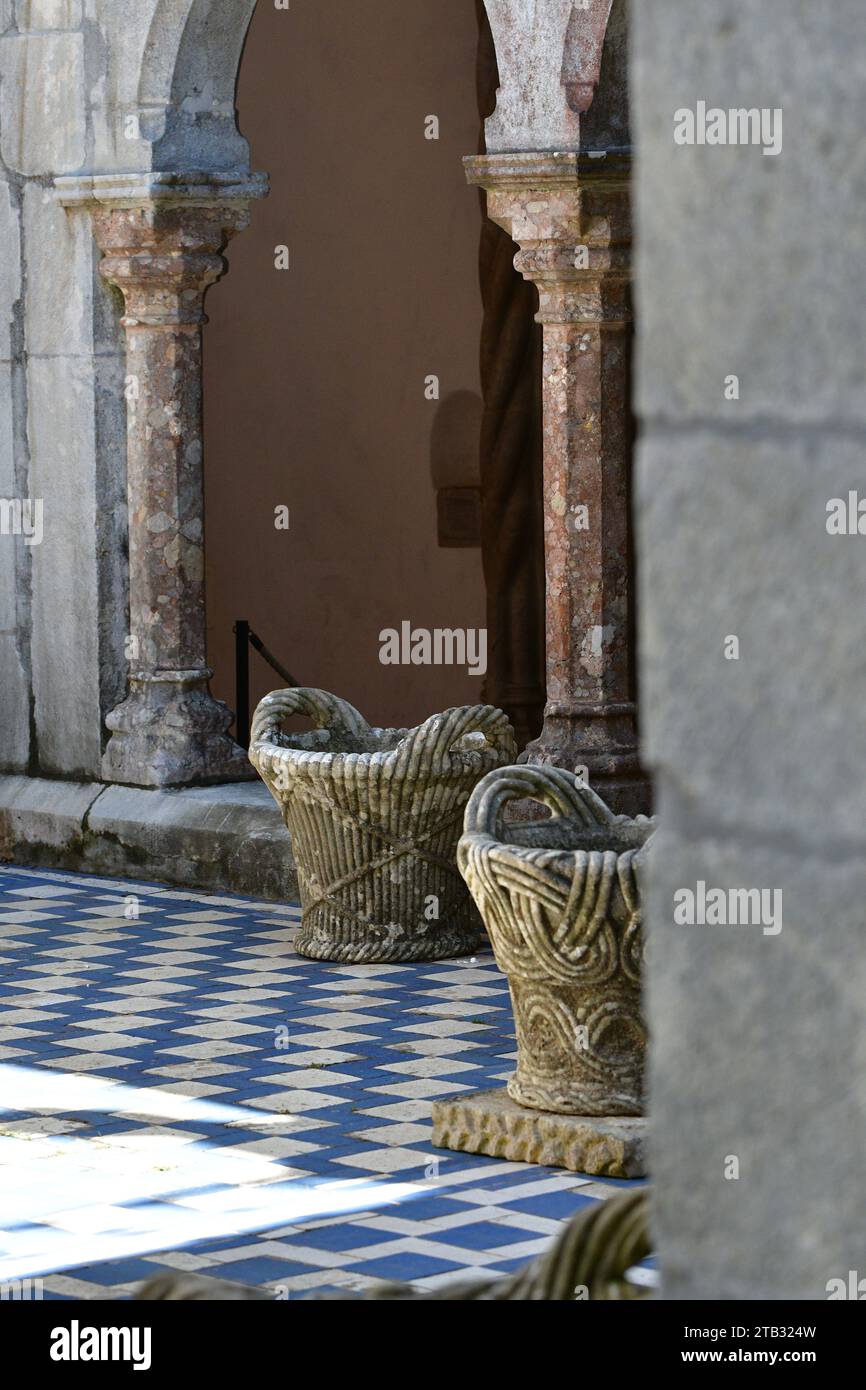 Palazzo pena, Sintra, Portogallo Foto Stock