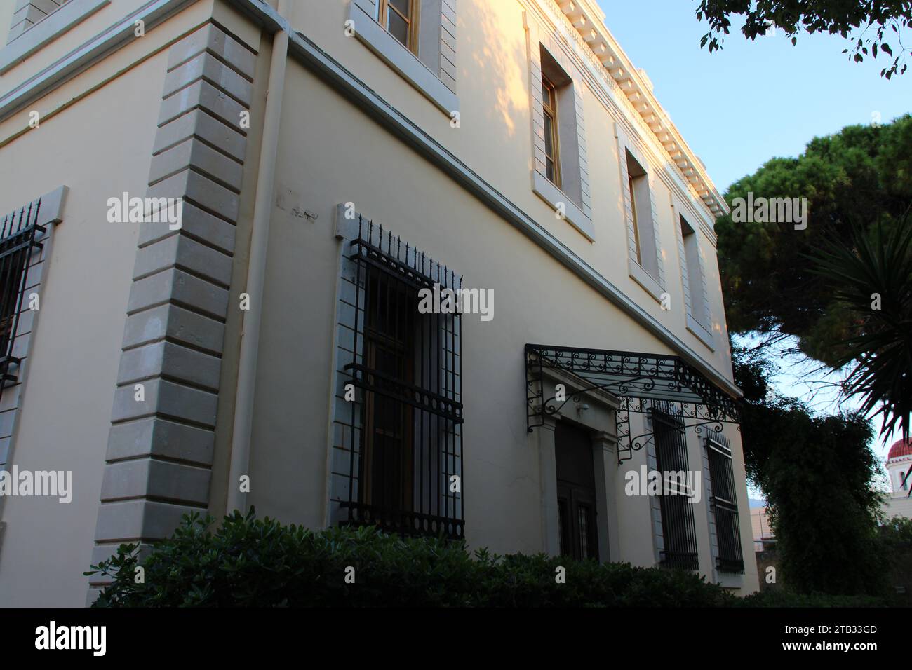 villa (?) a rethymno a creta in grecia Foto Stock