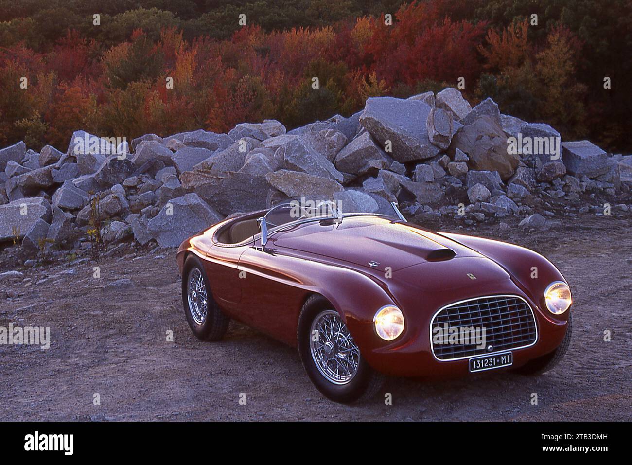 1949 Ferrari 166MM Touring Barchetta Foto Stock