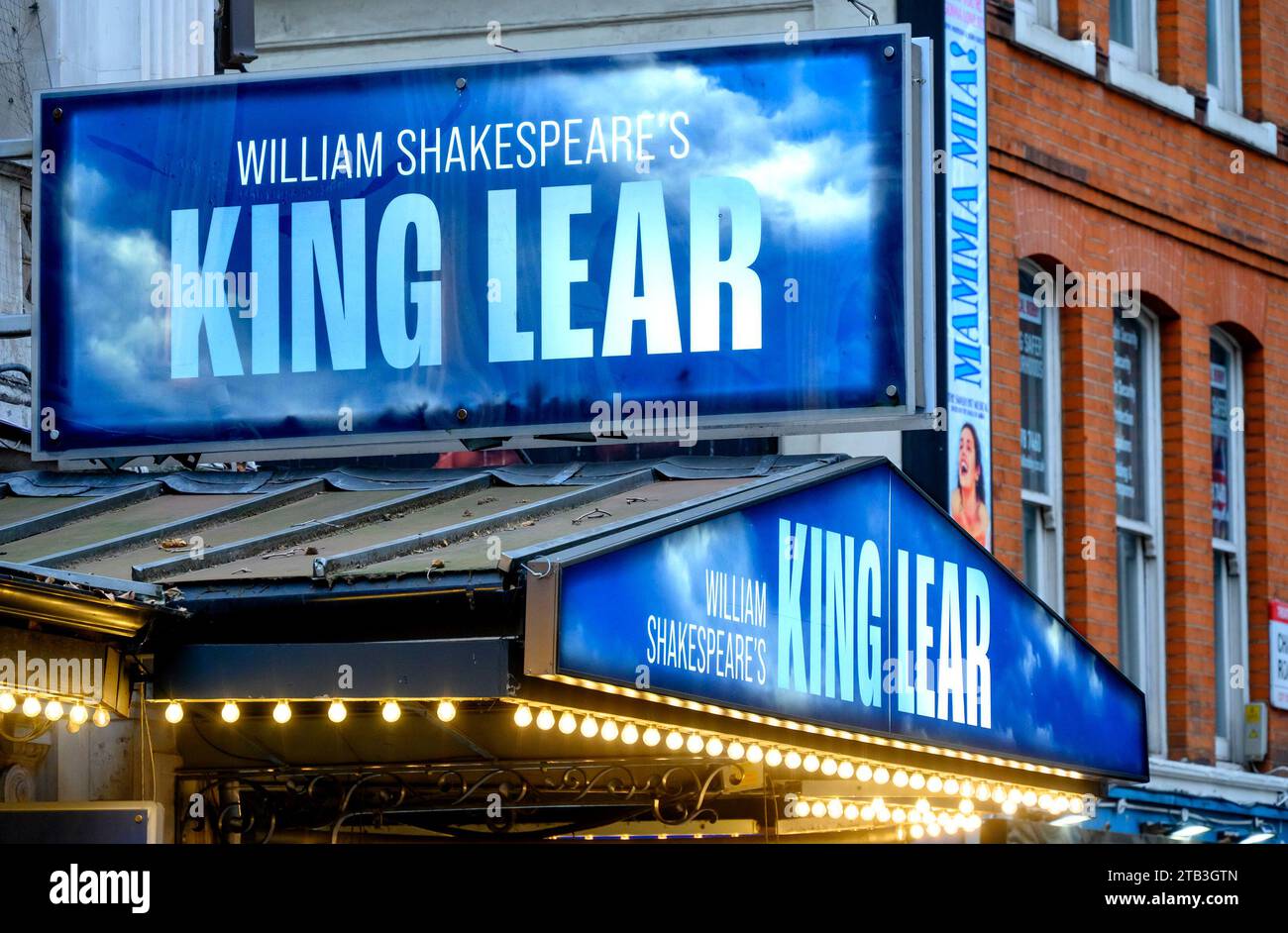 Londra, Regno Unito. King Lear al Wyndham's Theatre, Charing Cross Road, novembre 2023 Foto Stock