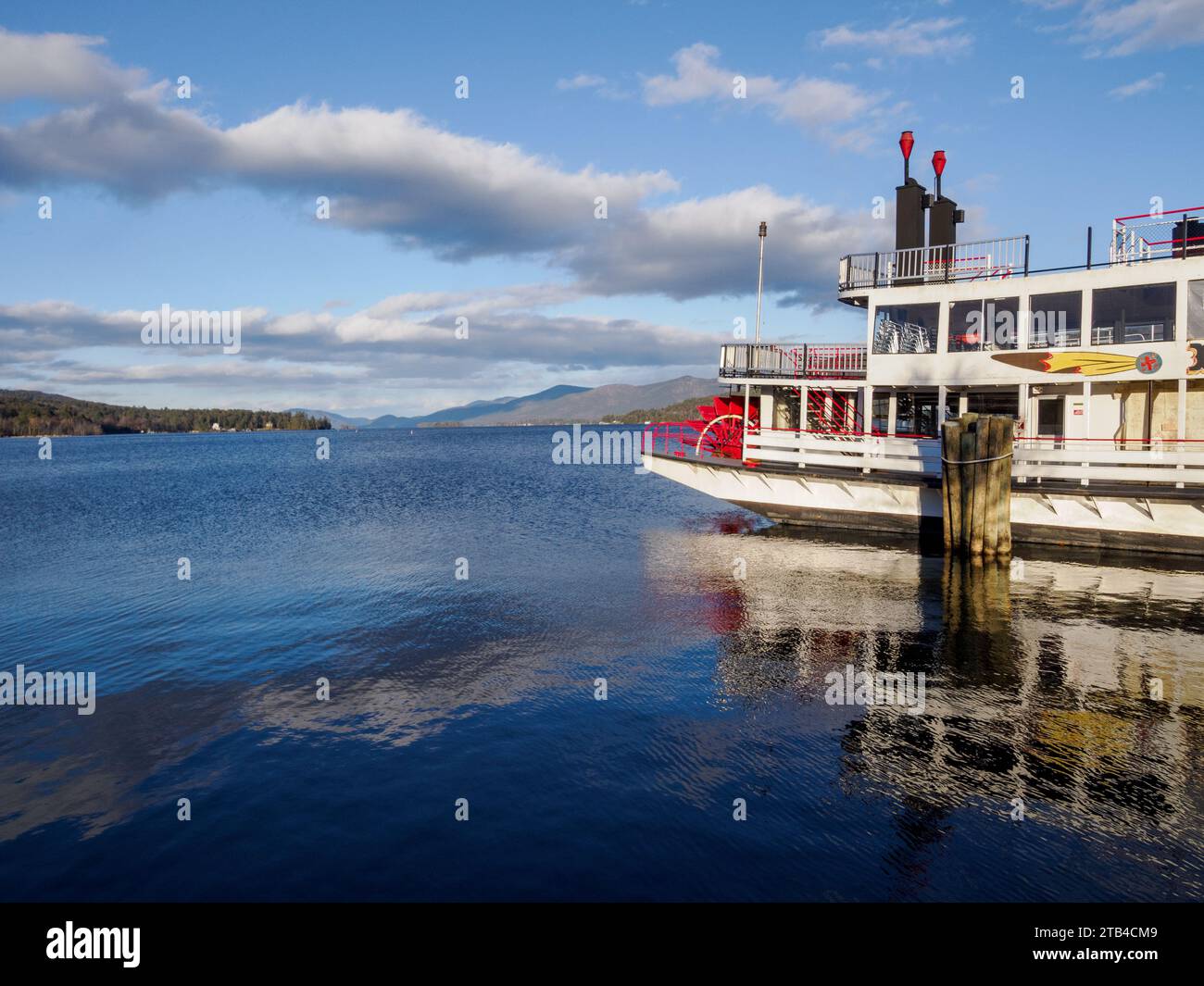 Minne-ha-ha Steamboat, Lake George, NY, USA Foto Stock