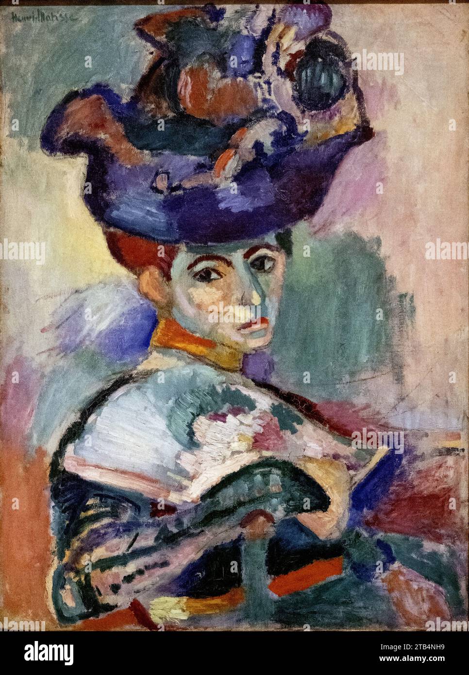 Donna con cappello 1905 di Henri Matisse nel San Francisco Museum of Modern Art (SFMOMA) Foto Stock