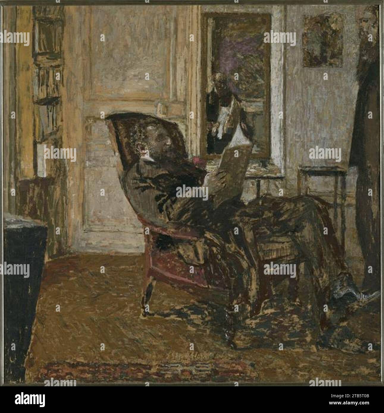 Vuillard - Thadée Natanson (1868-1951), journaliste et critique, 1907-1908. Foto Stock