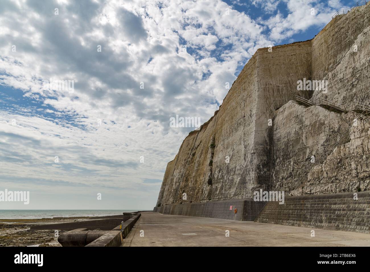 Friars Bay a Peacehaven, East Sussex, Inghilterra, Regno Unito Foto Stock