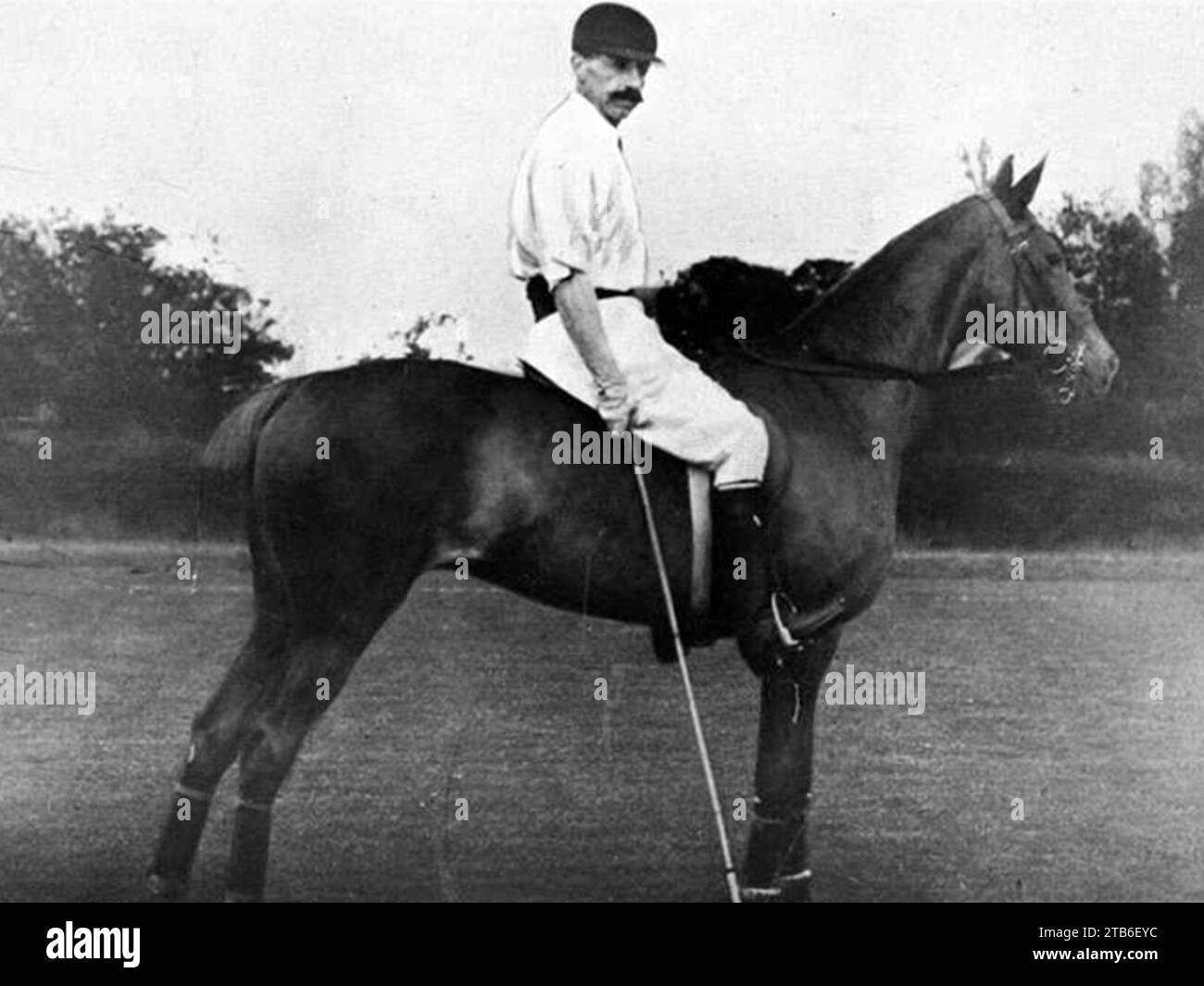 Walter Jones - giocatore di polo (1). Foto Stock