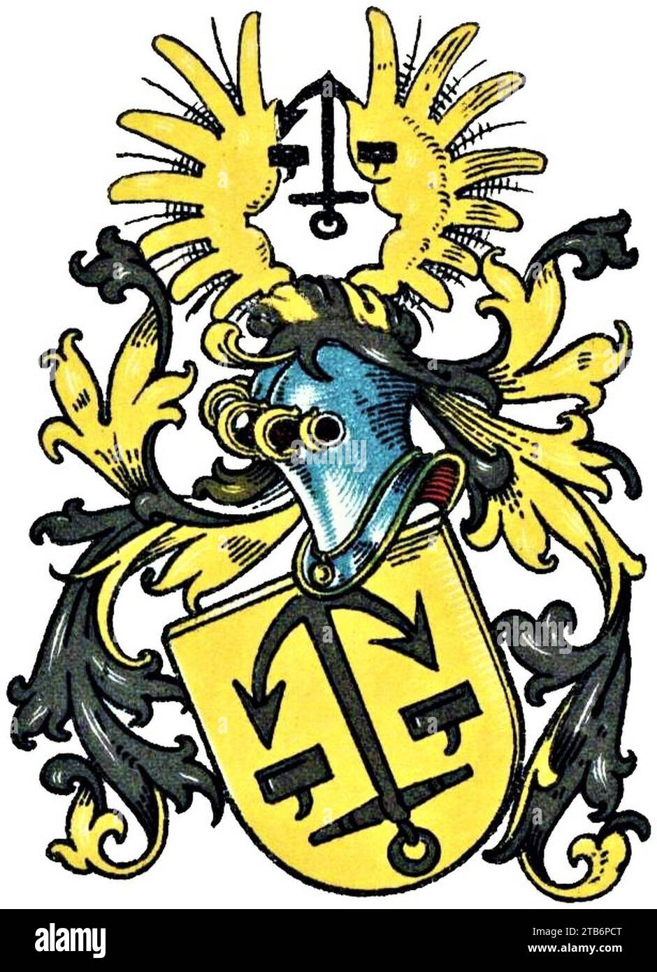 Wappen Dunker Spießen T108. Foto Stock