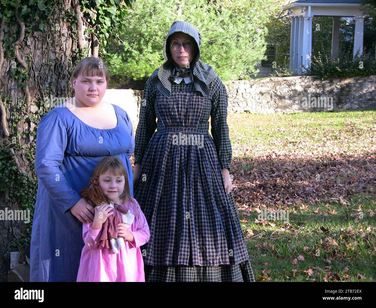 Washington Heritage Trail - partecipanti femminili a un evento di storia vivente di Shepherdstown Foto Stock