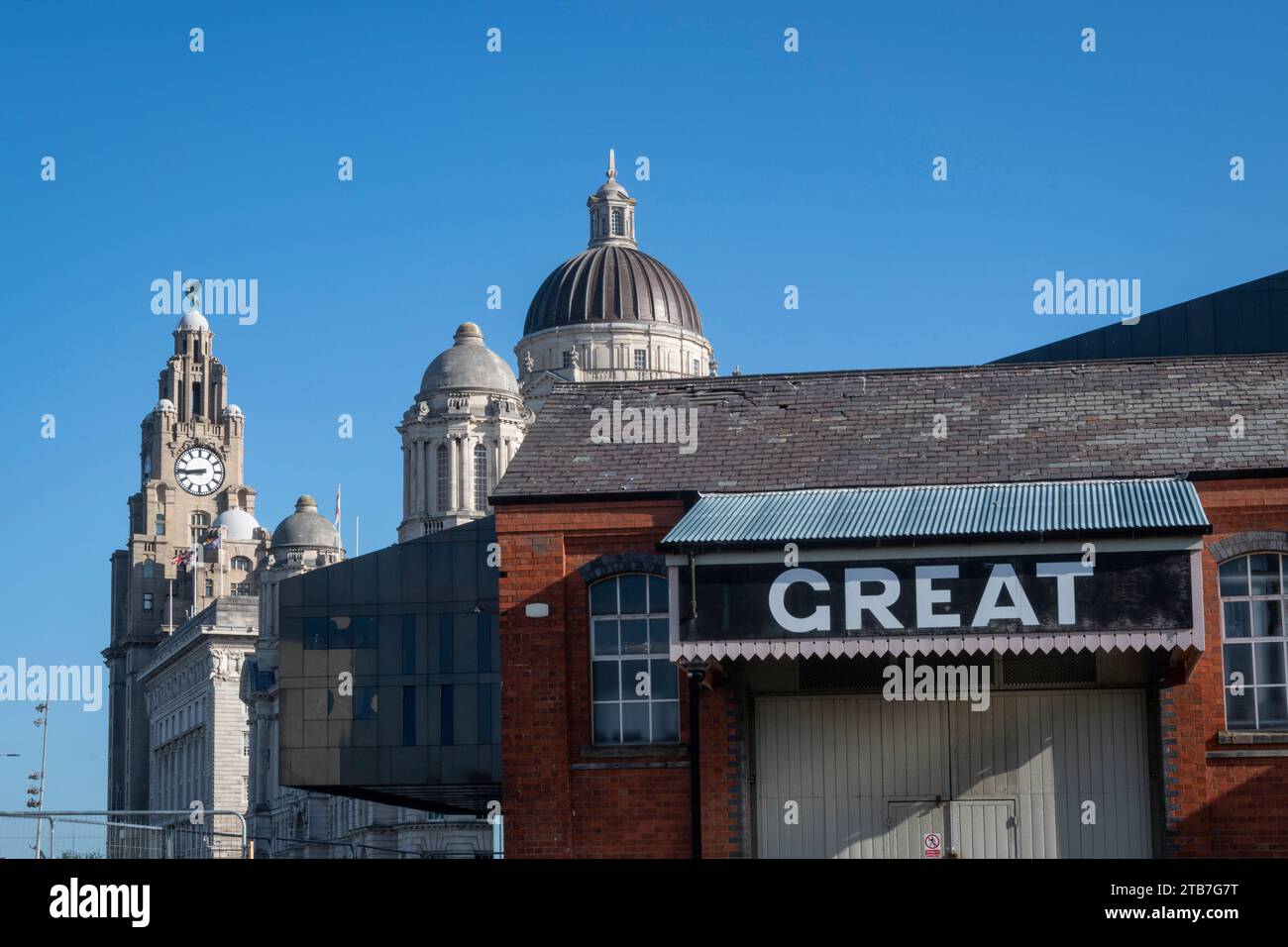 Great Western Railway Warehouse, Liverpool, Regno Unito Foto Stock