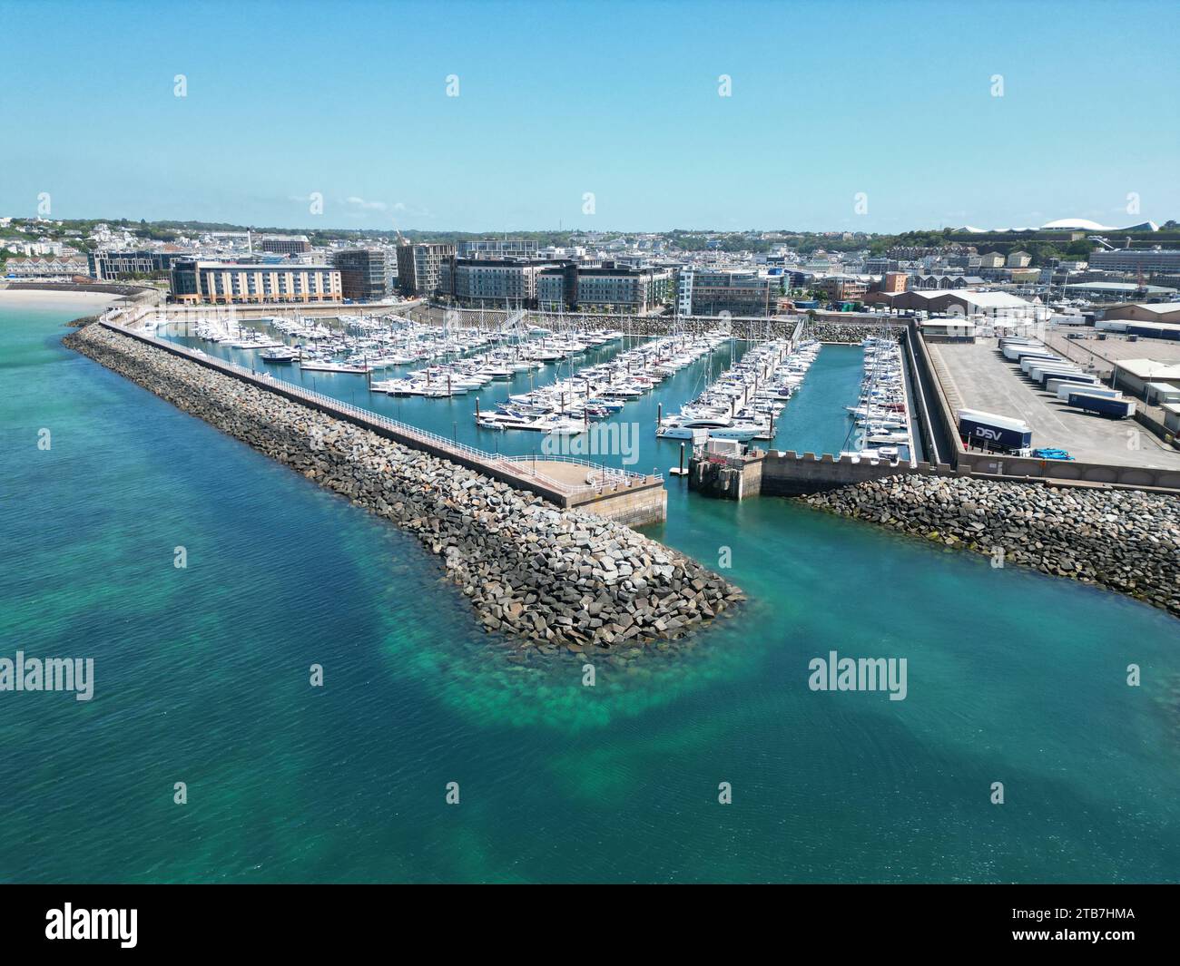 Elizabeth Marina, St Helier Jersey, Isole del Canale, Foto Stock