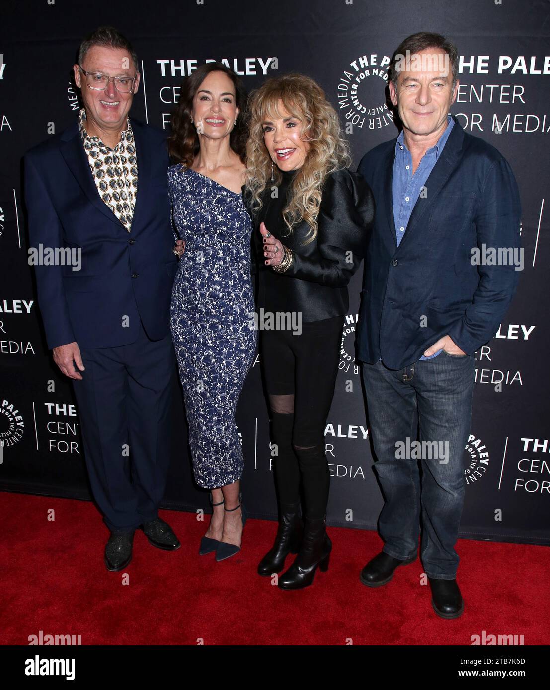 New York City, USA. 4 dicembre 2023. Jeff Pope, Jennifer Grant, Dyan Cannon e Jason Isaacs che partecipano al PaleyLive NY - American Premiere di 'Archie' tenutosi al Paley Center for Media il 4 dicembre 2023 a New York City, NY © Steven Bergman/AFF-USA.COM Credit: AFF/Alamy Live News Foto Stock