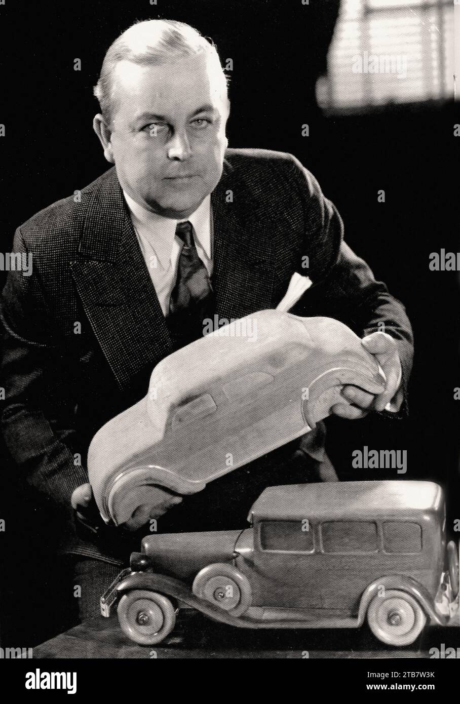 Carl Breer, progettista Chrysler Airflow - immagine auto d'epoca Foto Stock