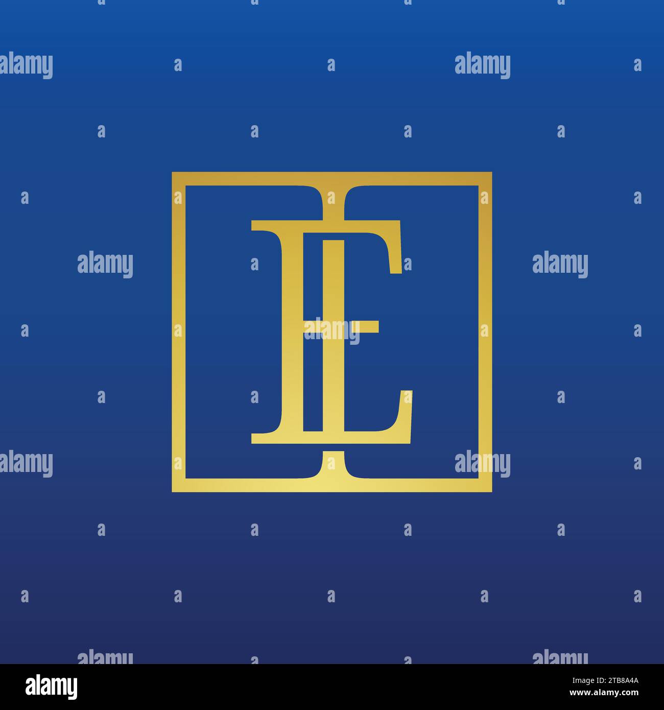 Lettera iniziale, ad esempio immagine vettoriale del design del modello di logo. Logo IE Square Letter con forma quadrata e sfondo scuro. Illustrazione Vettoriale