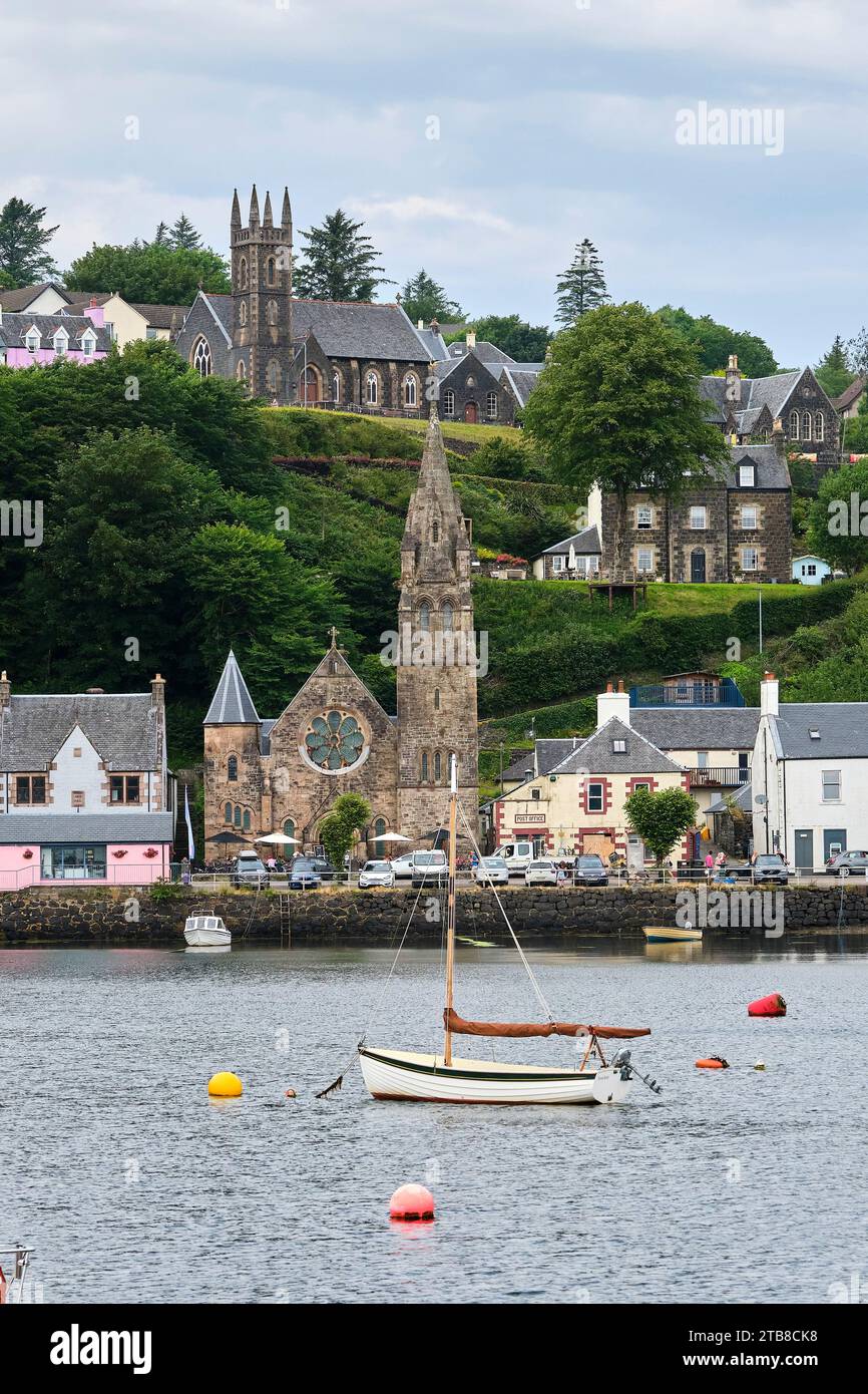 Scozia, Ebridi interne, Isola di Mull: Villaggio di Tobermory Foto Stock