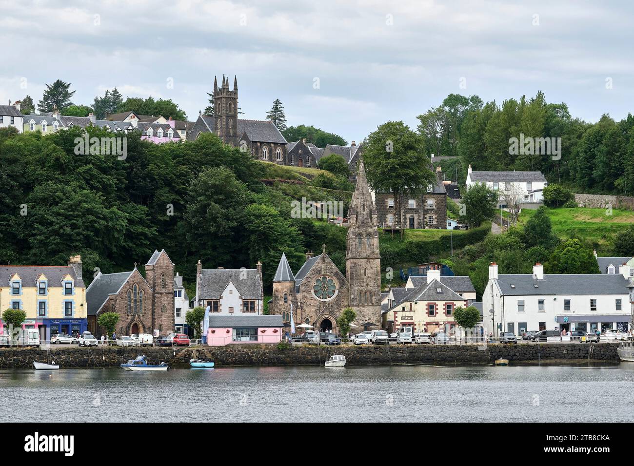 Scozia, Ebridi interne, Isola di Mull: Villaggio di Tobermory Foto Stock