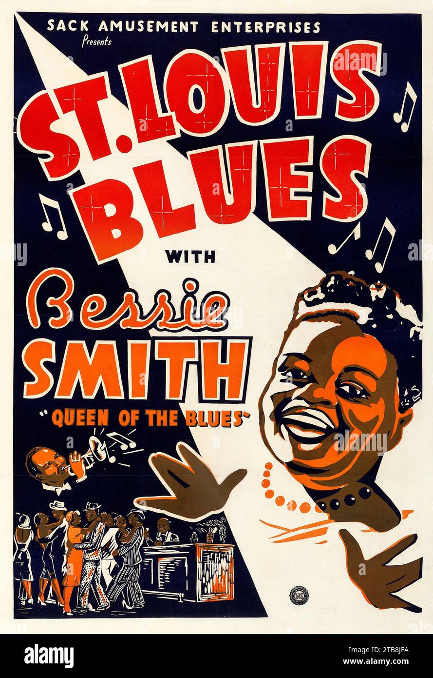 St Louis Blues, "Queen of the Blues" - (Sack Amusement) è un cortometraggio del 1929 diretto da Bessie Smith Foto Stock