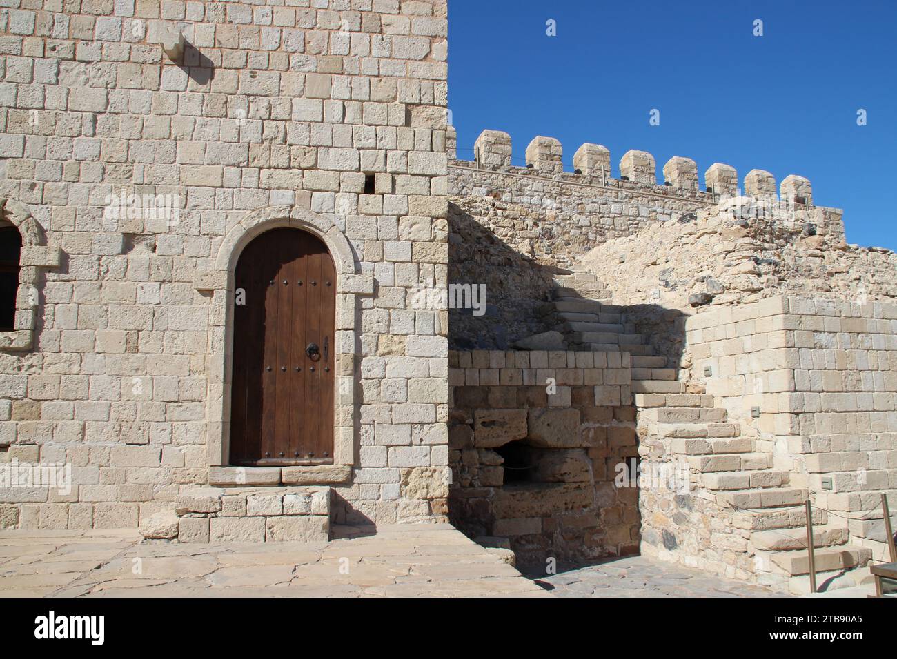 fortezza venitiana (kastro koules) a heraklion a creta in grecia Foto Stock