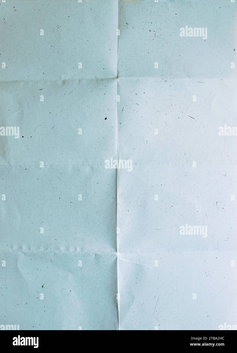 Carta piegata grunge. Carta piegata sbriciolata. Texture vintage Foto Stock