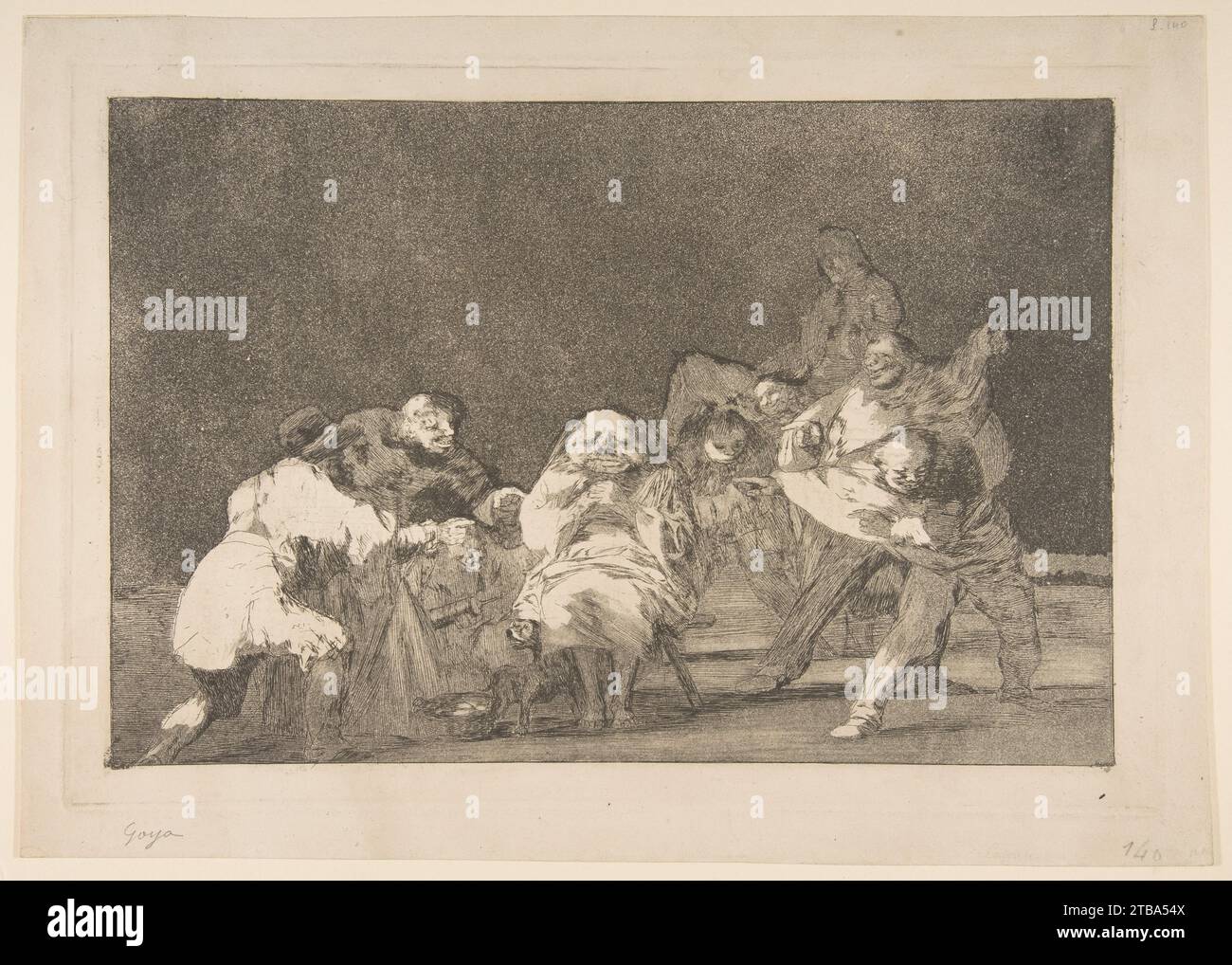 'Lealta' da 'Disparates' (Follies / Irrationalities) 1922 di Goya (Francisco de Goya y Lucientes) Foto Stock