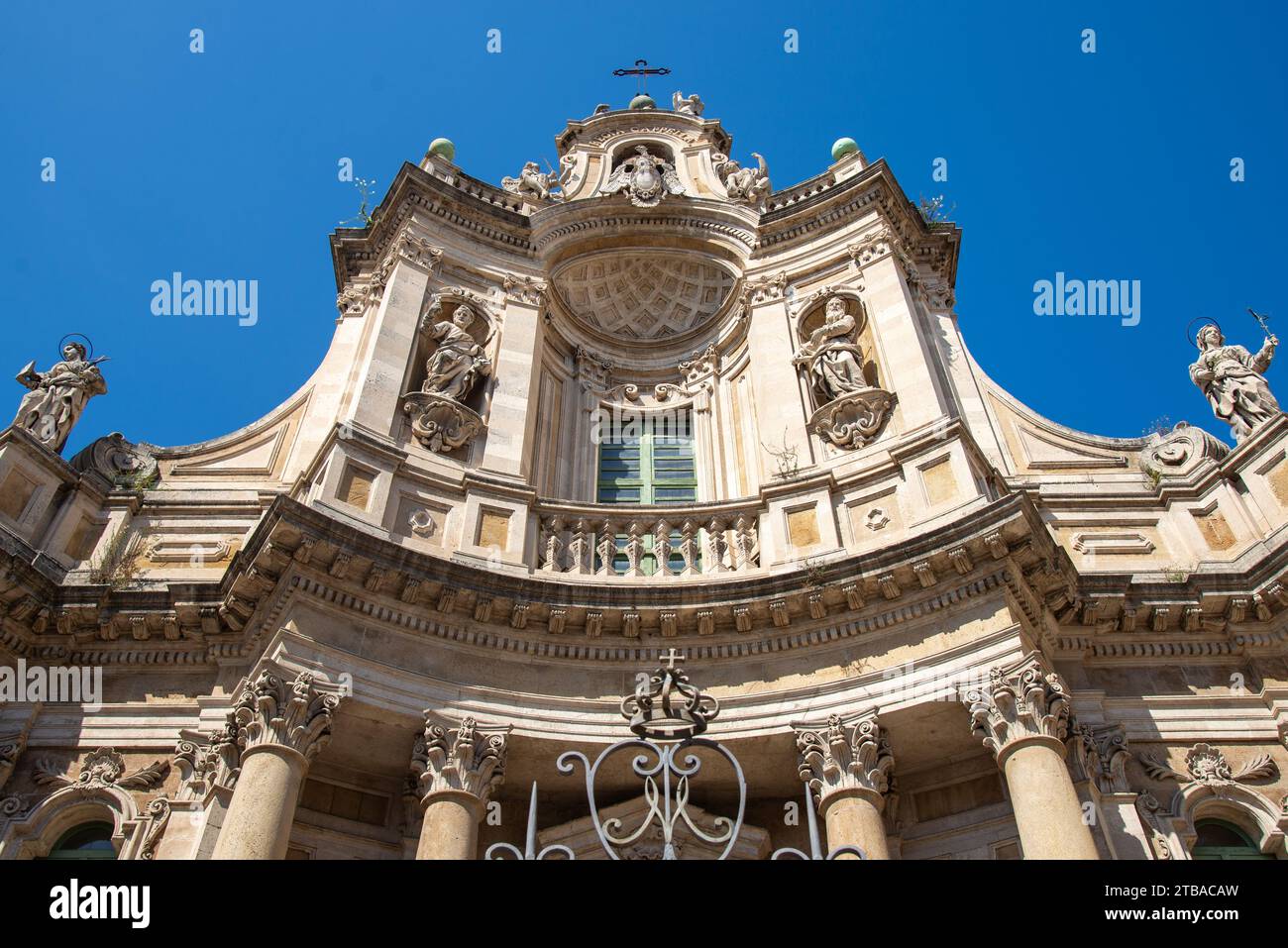 Basilica di Collegiataat Catania, Sicilia, Italia Foto Stock