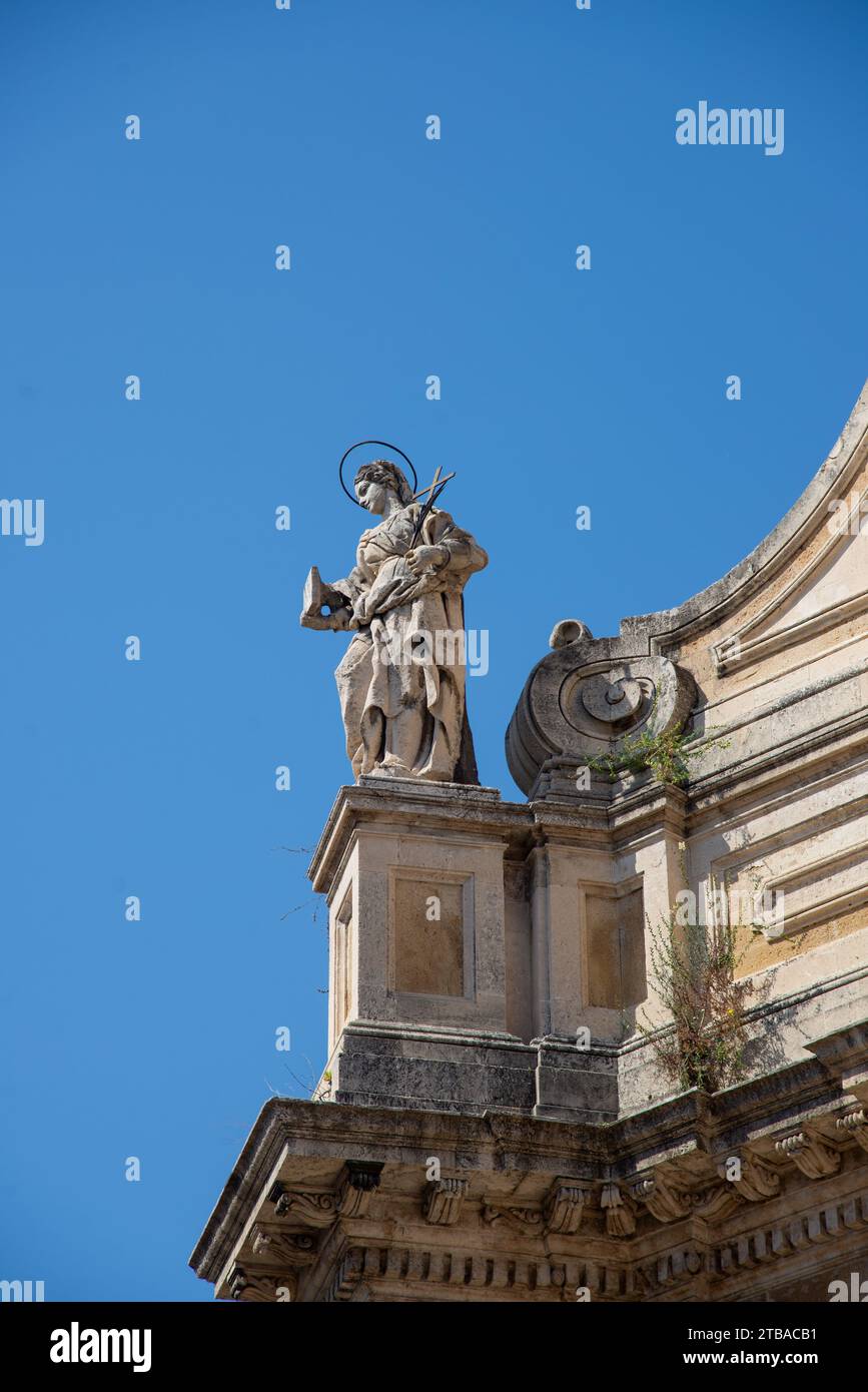 Basilica di Collegiataat Catania, Sicilia, Italia Foto Stock