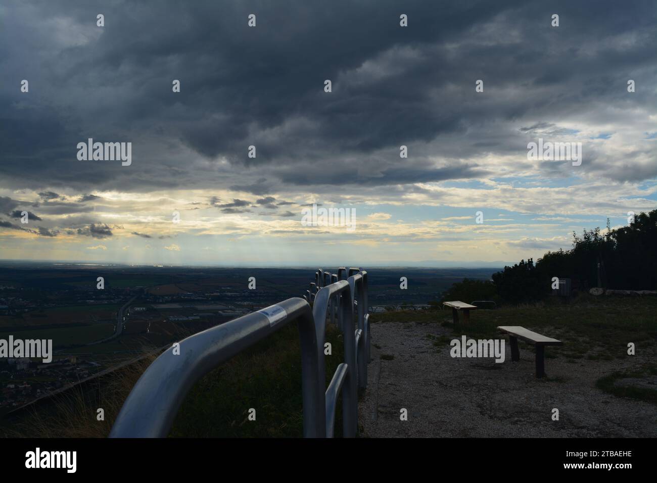 vista della città Foto Stock