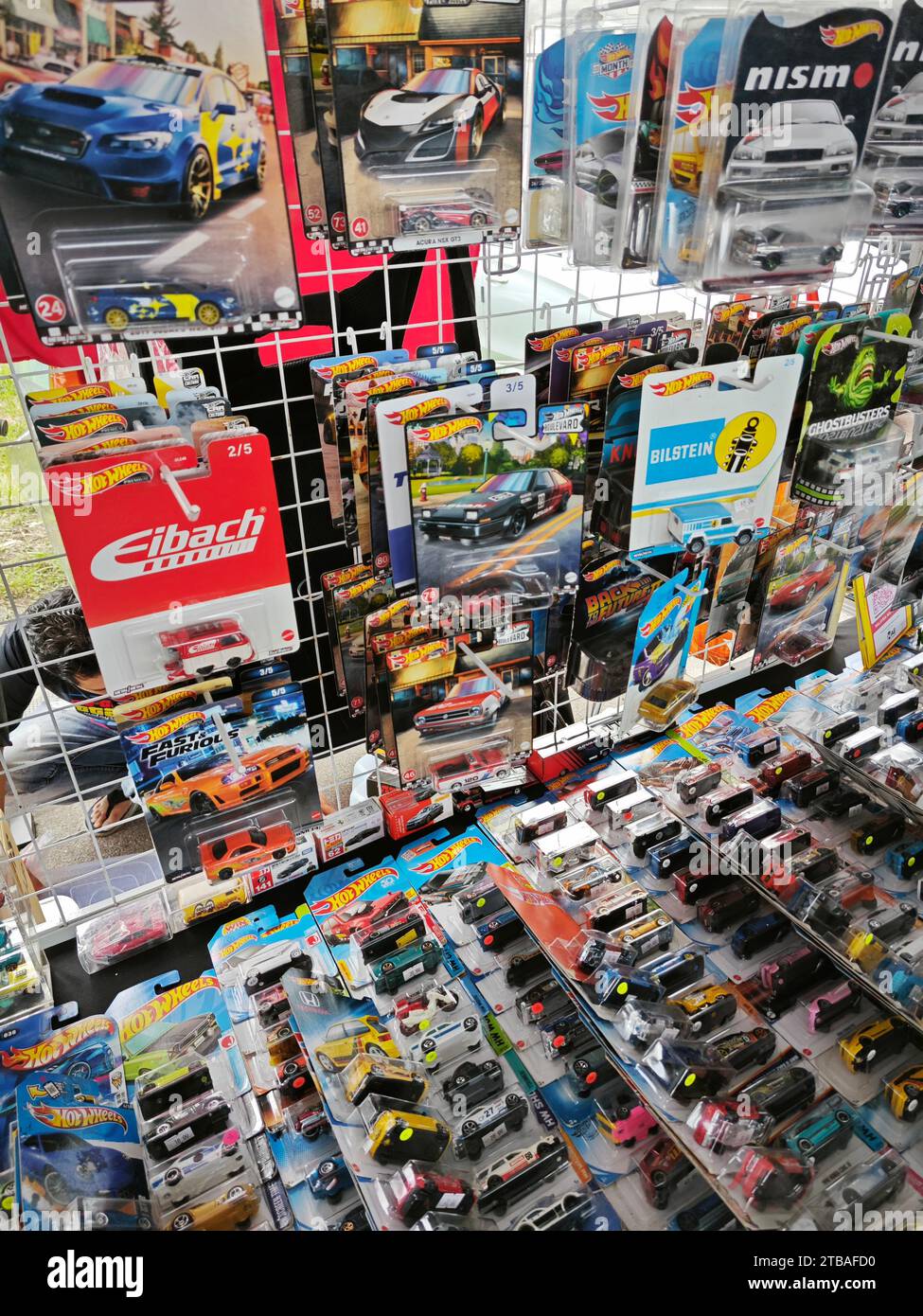 Kuala Lumpur, Malesia - 2 dicembre 2024: Popolare scena di eventi di auto e moto d'epoca al retro Havoc Festival 2023, SG Besi. Foto Stock