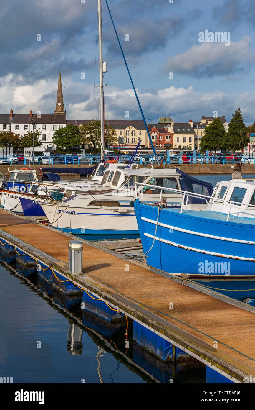 Marina, Carrickfergus, County Antrim, Irlanda del Nord, Regno Unito Foto Stock