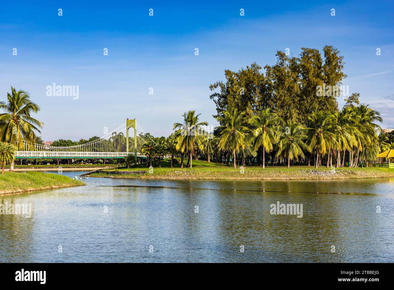 Nong Prajak Park, centro città, Udon Thani, Isan, Thailandia, sud-est asiatico, Asia Foto Stock