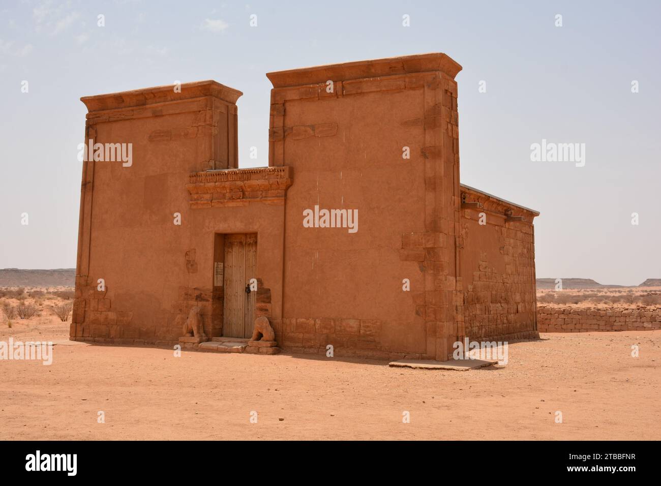Tempio di Apedemak Sudan Foto Stock