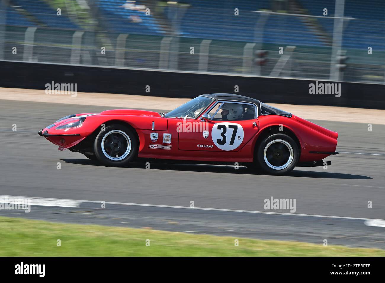 NIC strong, Marcos 3000GT, HSCC 70's Road Sports, Historic Road Sports e Historic Touring Cars, tre classificazioni combinate in una 25 minuti Foto Stock