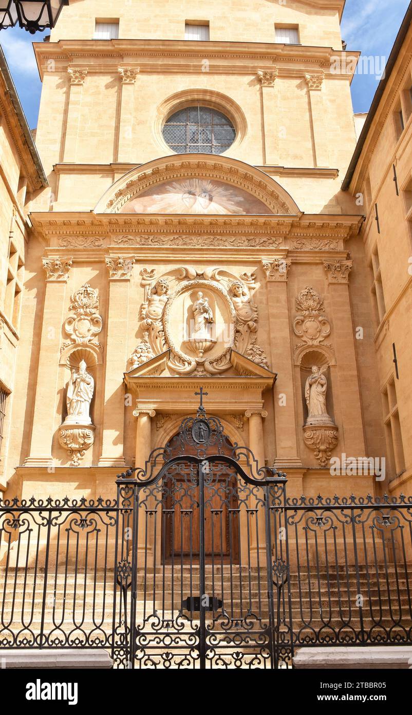 La Chapelle de la Visitation de Catherine de Sienne, una superba chiesa barocca ad Aix-en-Provence, costruita nel 1647-1652 Foto Stock