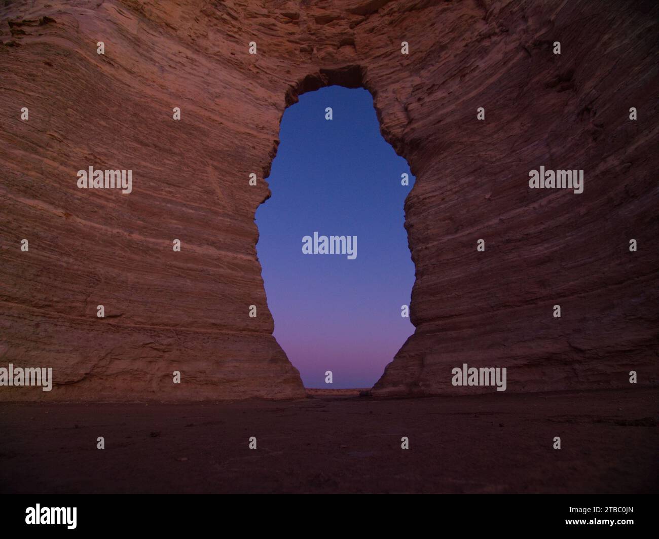 monument rocks, piramidi di gesso, formazione rocciosa a lewis, kansas Foto Stock