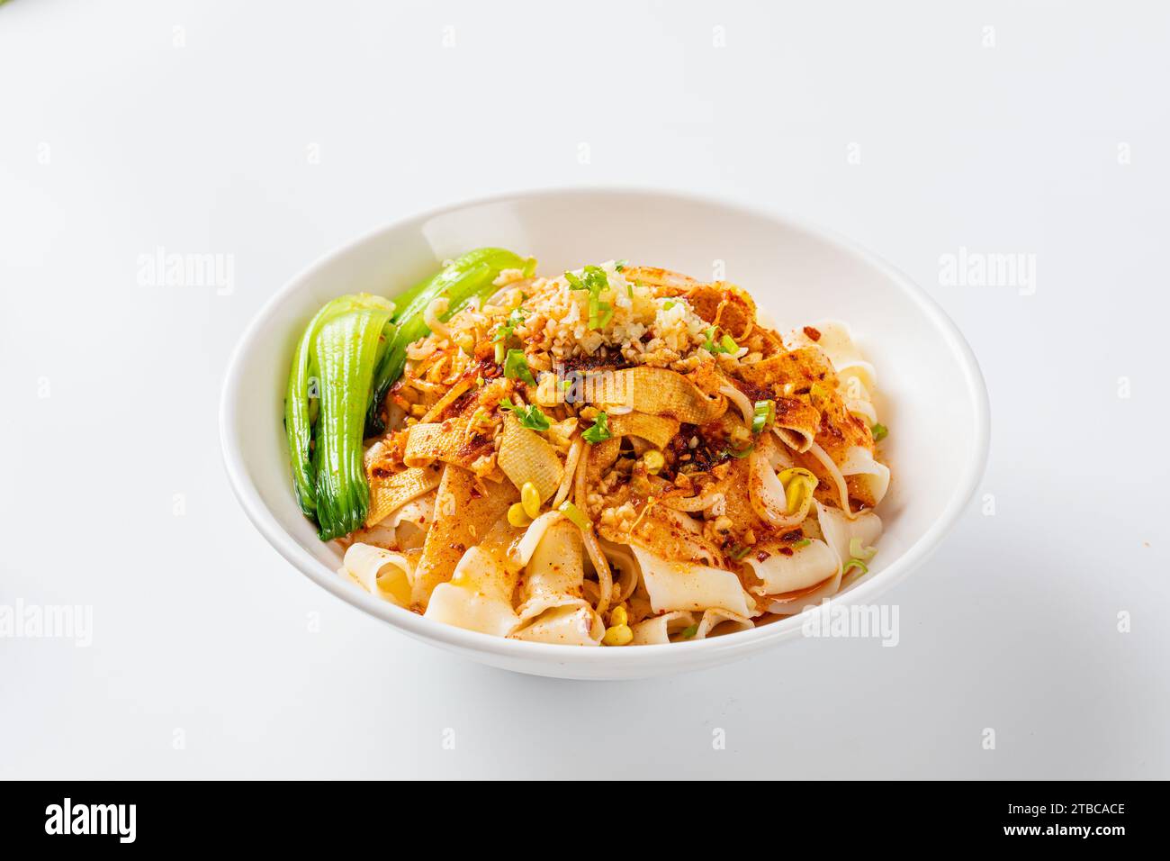 noodle con olio di scalpello, spaghetti biang Foto Stock