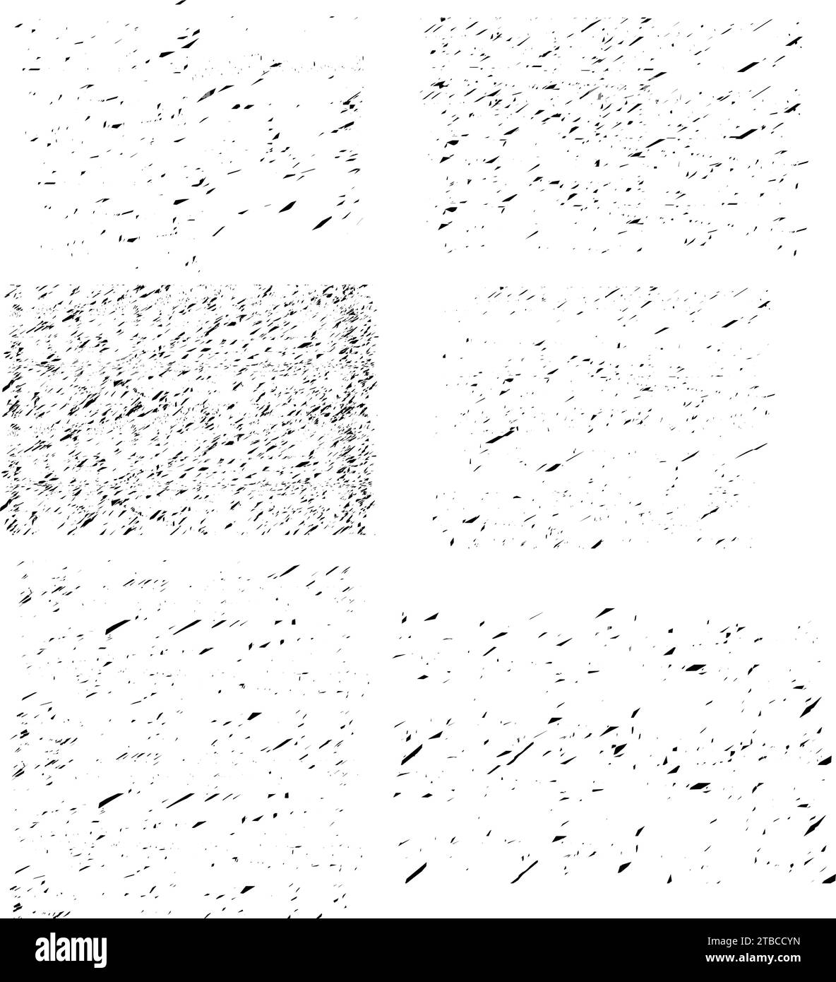 Texture Grunge sporche Set vettoriale immagini Grunge dettagliate texture nero. Campione di sovrapposizione con agenti atmosferici scuri su trasparente Illustrazione Vettoriale