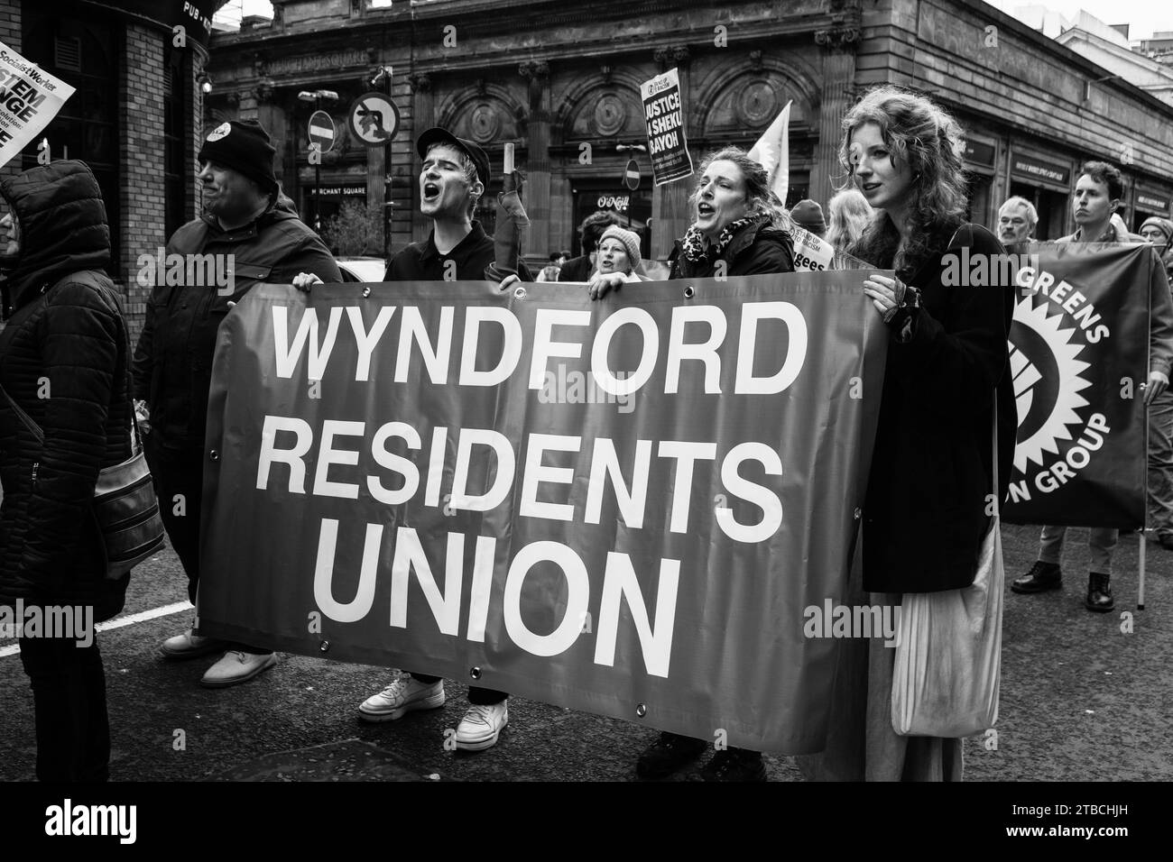 Glasgow Trades Union Council May Day Parade 2023 Foto Stock